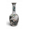 Vase en porcelaine famille verte