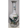 Vase en porcelaine famille verte