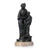 Paire de bronzes \"Allégories\" signés SAUVAGEAU