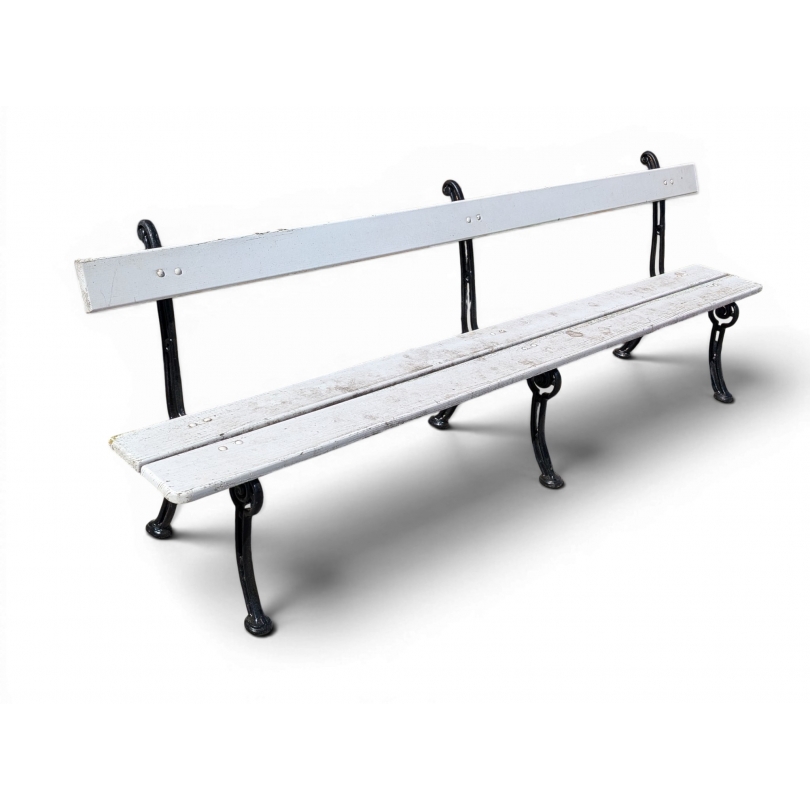 Banc de jardin, pieds en fonte
