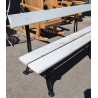 Banc de jardin, pieds en fonte