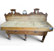 Grand billot de boucher