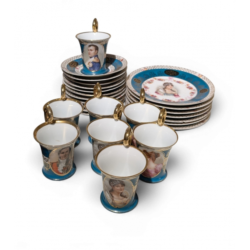 Partie de service en porcelaine "Napoléon"
