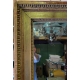 Grand miroir Louis XVI doré