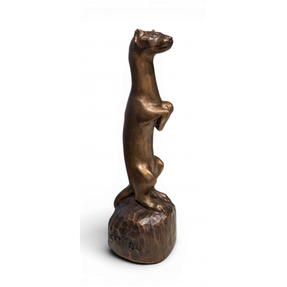 Bronze \"Hermine dressée\" signé GICÉ 00