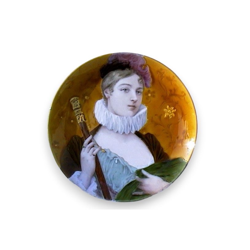 MILLET dish, with a feminine design. 1900. at  Moinat SA  - Antiques and Decor