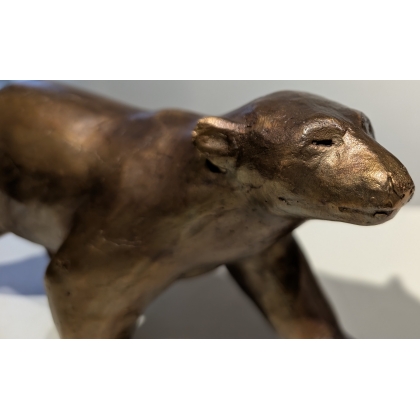 Bronze \"Ours blanc\" par GICÉ