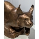 Bronze "Grand lynx" signé GICÉ 91
