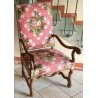 Fauteuil Louis XIV os de mouton