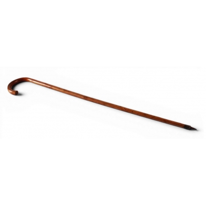 Single-piece hazel walking stick