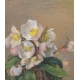 Pastel "Roses de Noël" signé Aimée RAPIN