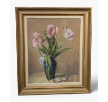 Pastel "Tulipes" signé Aimée RAPIN
