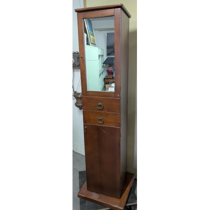  Colonne avec miroir en noyer sur  Moinat SA  - Antiquités décoration