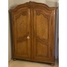 Armoire Fribourgeoise marquetée d'oiseaux