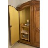 Armoire Fribourgeoise marquetée d'oiseaux