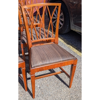 Paire de fauteuils et 8 chaises Hepplewhite
