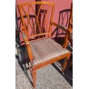 Paire de fauteuils et 8 chaises Hepplewhite