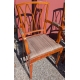 Paire de fauteuils et 8 chaises Hepplewhite
