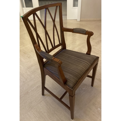 Paire de fauteuils et 8 chaises Hepplewhite