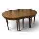 Table ovale Regency en acajou