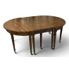 Table ovale Regency en acajou