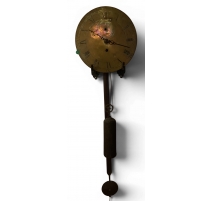 Pendule ronde en laiton