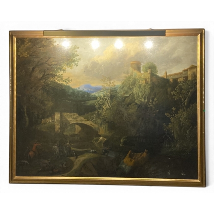 Tableau \"Bord de rivière\"