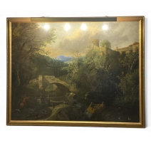 Tableau "Bord de rivière"