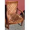 Paire de fauteuils Directoires à crosse
