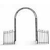 Arche en fer avec barrière finition rouille