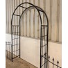 Arche en fer avec barrière finition rouille