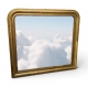 Miroir Louis-Philippe en bois doré