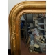 Miroir Louis-Philippe en bois doré