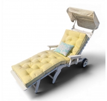 Chaise-longue en résine ROVERGARDEN