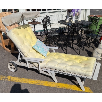 Chaise-longue en résine ROVERGARDEN