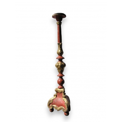 Pair of gilded wooden candlesticks from  Moinat SA  - Antiques and home décor