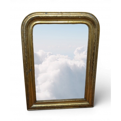 Miroir Louis-Philippe doré