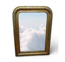 Miroir Louis-Philippe doré