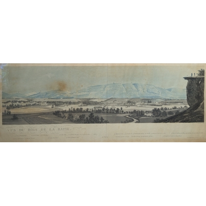 Gravure panoramique "Genève"