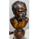 Buste d'enfant en bronze d'après HOUDON