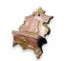 Petit lutrin de table Baroque doré