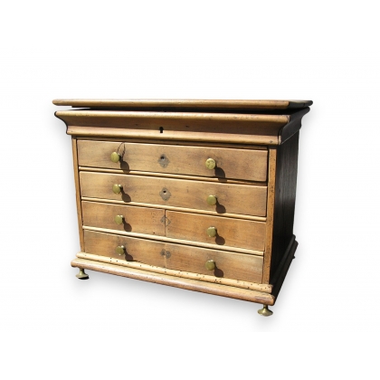  Commode d'horloger à 6 tiroirs sur  Moinat SA  - Antiquités décoration