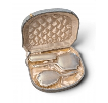 Garniture de coiffeuse en argent 800