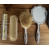 Garniture de coiffeuse en argent 800