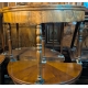 Table demi-lune en noyer