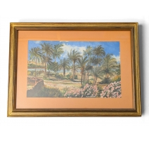 Tableau "Paysage marocain" signé CASSEGRAIN