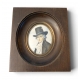 Paire de miniatures "Mr & Mme Seriziat"