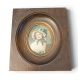 Paire de miniatures "Mr & Mme Seriziat"
