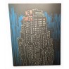 Toile sérigraphiée \"New Yorker\"