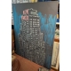 Toile sérigraphiée "New Yorker"